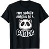 Regali di panda per bambini Panda Spirit Animal Panda Love Pandas Maglietta