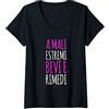 LUMOMIX Donna Maglietta Divertente Alcool Bevi E Rimedi Regalo Alcool Maglietta con Collo a V Nero Size S