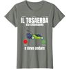 Giardiniere Uomo Donna Giardiniere Tagliaerba Giardinaggio Tosaerba Divertente Maglietta