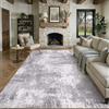 PureCozy Tappeto Salotto 200x300cm Grigio Lavabile in Lavatrice | Antiscivolo Tappeti,Moderno Astratto Naturale Grande Carpet,Cameretta Scendiletto Camera da Letto Ufficio Pelo Corto