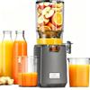 LINKChef Estrattore Frutta e Verdura, Estrattore di Succo a Freddo 250 W con Imboccatura Larga 13 cm, Juicer Machine Senza BPA, 1,8 L, Facile da Pulire, Ricette Incluse