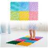 6x Tappetini Da Gioco Con Puzzle Sensoriale Per Massaggi, Giochi Per Bambini