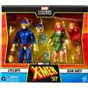 Marvel Legends Confezione da 2 statuette X-Men 97 serie Marvel Legends ciclopi grigio...