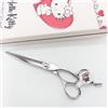 HELLO LITTY Hello Kitty 6 forbici da barbiere destrorse nuove mai usate