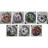 Gundam Cafe Limited Kutani Ware 10,4 cm piccolo piatto per fagioli set di 7 c...