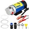 BORDEAG Pompa di aspirazione dell'olio, 12 V, 100 W, pompa di aspirazione elettrica diesel, pompa di trasferimento dell'olio motore 2-3 l/min, pompa per cambio olio motore per auto, moto, barca e veicoli