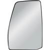 KINGVANS Vetro specchietto retrovisore sinistro per Ford Transit 2012-2024 | Vetro superiore riscaldato, con piastra posteriore, lato conducente