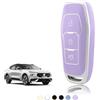 TOOMUME Cover Chiave Auto per Ford Mondeo MK5 Fiesta Kuga Focus MK3 S-Max | Silicone Morbido, Antiurto, Anticaduta, Antigraffio, Custodia Protettiva Chiave per Galaxy Mustang Ka Puma Ecosport Edge