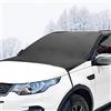 Jodsen Protezione Parabrezza,Copertura Parabrezza Auto Invernale,Parasole Esterno Auto,Copri Parabrezza Anteriore Auto con Ganci Elastici,Antigelo Antighiaccio Impermeabile Anti UV Neve Gelo per Veicoli