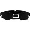OTBEHUWJ Copri Cruscotto Auto Per VW Per Tiguan MK1 2007-2015 Tappetino Anti-UV OTBEHUWJ(Right black)