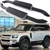 Wusecssy 2 pedane laterali adatte per Land Rover Defender 90 2020-2025 L663 2 porte, pedana laterale a pedale (stile bandiera argento)