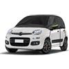 JinsenTGG Copertura Auto Impermeabile Sostituzione per Fiat panda 2003-2024, 300D Mezzo Garage, Copertura Auto Telone, Copertura Antivento per Tutte le Stagioni, Resistente ai raggi UV