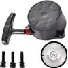 GOOFIT Avviamento a Strappo Minimoto Cinese 35cc Sostituzione per 2 Tempi Universale TC-355 Biciclette Pit Bike ATV Quad Ciclomotore e Scooter 1 Pezzo Nero