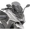 FAR D6110S|418 PARABREZZA VISIERA SCHERMO CUPOLINO PARAVENTO GIVI COMPATIBILE CON KYMCO AK 550 2017 MOTO SCOOTER