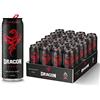 Dragon Energy Red 24 x 250 ml | Contiene BVITS* caffeina e taurina, solo 40 calorie per lattina, orgogliosamente britannico