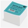 Interdruk Cubo Foglietti - 85 x 85 x 50 mm ~500 Fogli Sciolti - Bianco