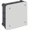PRENDELUZ Scatola da incasso 200 x 200 mm con coperchio e viti, ideale per installazioni elettriche e protezione dei collegamenti.