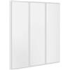 vidaXL Doccia da bagno a parete 141 x 132 cm 3 Pannelli pieghevoli