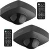 Oktaplex motion Oktaplex Tim - Rilevatore di movimento a 360°, con telecomando, colore | Sensore di movimento a infrarossi, IP65, da parete, per esterni, 230 V