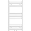 GRANITAN Scaldasalviette RAVEN 80x40 cm, Bianco | Scaldasalviette e Portasalviette Efficiente, Scaldasalviette Utilizzabile, Radiatore per Bagno, 275W
