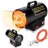 Eulenke 15 kW Termoventilatore a gas Termoventilatore a gas Flusso d'aria 320 m³/h, Termoventilatore a gas incluso Tubo del gas & Riduttore di pressione, Generatore di aria calda Generatore di aria