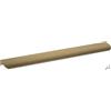 SOTECH 10 pezzi 350 mm di maniglie per mobili in bianco Tommy look | ottone spazzolato per porte per il montaggio sul lato interno del frontale incl. viti di fissaggio