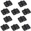 KSeSii 10 PZ Nero Porta di Plastica Cuscinetto Cerniere Cerniera Scatola di Gioielli Cassetto armadio Cerniera Dropshipping