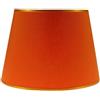 GARENERGIE Led Mall Home Paralume in Tessuto per Lampade da Tavolo | Paralume Conico per Lampade e Abat Jour da Soggiorno e Camera | Made in Italy, Diametro 30 cm (Arancio)