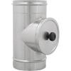 MAKA change your life quality Maka Modulo d'Ispezione per Canna Fumaria in Acciaio Inox, Elemento con Sportello per Pulizia e Controllo, Monoparete (Ø 150 mm, AISI 304)