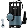 Cecotec Pompa per Acque Scure Axike 400 Dark. 400W, Portata 8000L/h, Altezza 5,5m, Profondità 7m, Particelle 25mm, Interruttore Galleggiante, IPX8, Cavo 10m, Corda 8m, Svuota Molto Velocemente Tutto