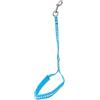 Groom Professional Allon Basic Noose With Padding Paw Print Cyan Blue 45cm