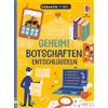 Usborne Minis: Geheim! Botschaften entschlüsseln: Mitmachbuch im kleinen Format - Beschäftigungsbüchlein für Kinder ab 6 Jahren