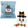 PLUS PLUS Plus-Plus Puzzle by Number, pupazzo di neve in 2D, 43 pezzi in un sacchetto di pellicola