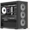AeroCool D301A Mini-Tower Nero Case PC Con Microfono Integrato