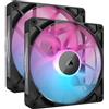 Corsair iCUE LINK RX140 RGB Case per computer Ventilatore 14 cm Nero 2 pz
