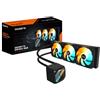 GIGABYTE GAMING 360 Raffreddamento Liquido per CPU - 3x120 mm Ventole ARGB, Mecc