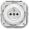 Fontini - GARBY COLONIAL - Presa 2P+T 16A 250V Porcellana Bianca Rif. 31208173