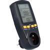 AX Technology AX - Misuratore di corrente con display, contatore di corrente per presa, misuratore dei costi energetici, misuratore di consumo energetico, misuratore di potenza (ECM-1)