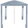 Flamingueo Tenda da Spiaggia - Pieghevole - Parasole con Protezione Solare UPF 50+ per Spiaggia, Giardino, Piscina e Campeggio - Borsa Trasporto - Facile da Installare - Poliestere e Alluminio - Blu