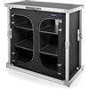 Campart KI-0758 Toledo Cucina da Esterni Toledo, 6 scomparti, Facile da trasportare, Multicolore, 84 x 50 x 80 cm