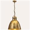KeyHome Store Lampadario Industrial in Metallo Oro Ø.40 cm