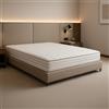 Farmarelax Materasso Ortopedico Memory Matrimoniale 160x190cm, Altezza 17cm, Super Control, Lastra OrtopedicRelax, Tessuto Italiano, Ipoallergenico, 100% Made in Italy, EcoBlu