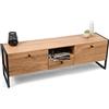 M2 Kollektion Panca per TV Bolzano 4 in rovere massello, larghezza x altezza x profondità = 140 x 45 x 35 cm