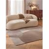 Villeroy & Boch 1876 - Tappeto di lana Ovia, per soggiorno, in lana, biologico, geometrico, moderno e fatto a mano, design astratto per soggiorno, camera da letto, 160 x 230 cm, beige crema