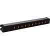 Legrand 646814 unità di distribuzione dell'energia (PDU) 10 presa(e) AC 1U Nero