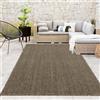 Paco Home Tappeto Outdoor Indoor Loop resistente alle intemperie Terrazza Cucina Struttura morbida naturale Verde Dimensioni 160x220 cm