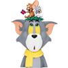 Beast Kingdom Toys Tom & Jerry Cheesy Wishes Figure in PVC Tom, Jerry e Tuffy 15 cm