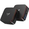 Acemagic 4K Mini PC: Mini computer, processore AMD Ryzen 2544, 8GB di RAM DDR4, SSD da 256GB, sistema operativo Windows 11 Pro