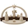 DRW Mistero Moderno di Design con portale da 6 Pezzi, Colore Beige, 3 x 3 x 10,5 cm