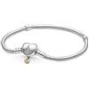 PANDORA Disney Princess Moments Heart Snake Chain Braccialetto